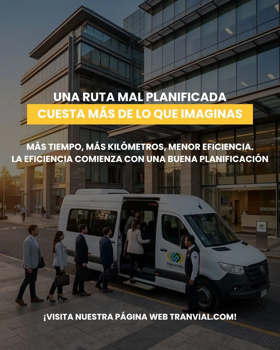 Publicación de Tranvial en LinkedIn: «Una ruta mal planificada cuesta más de lo que imaginas»